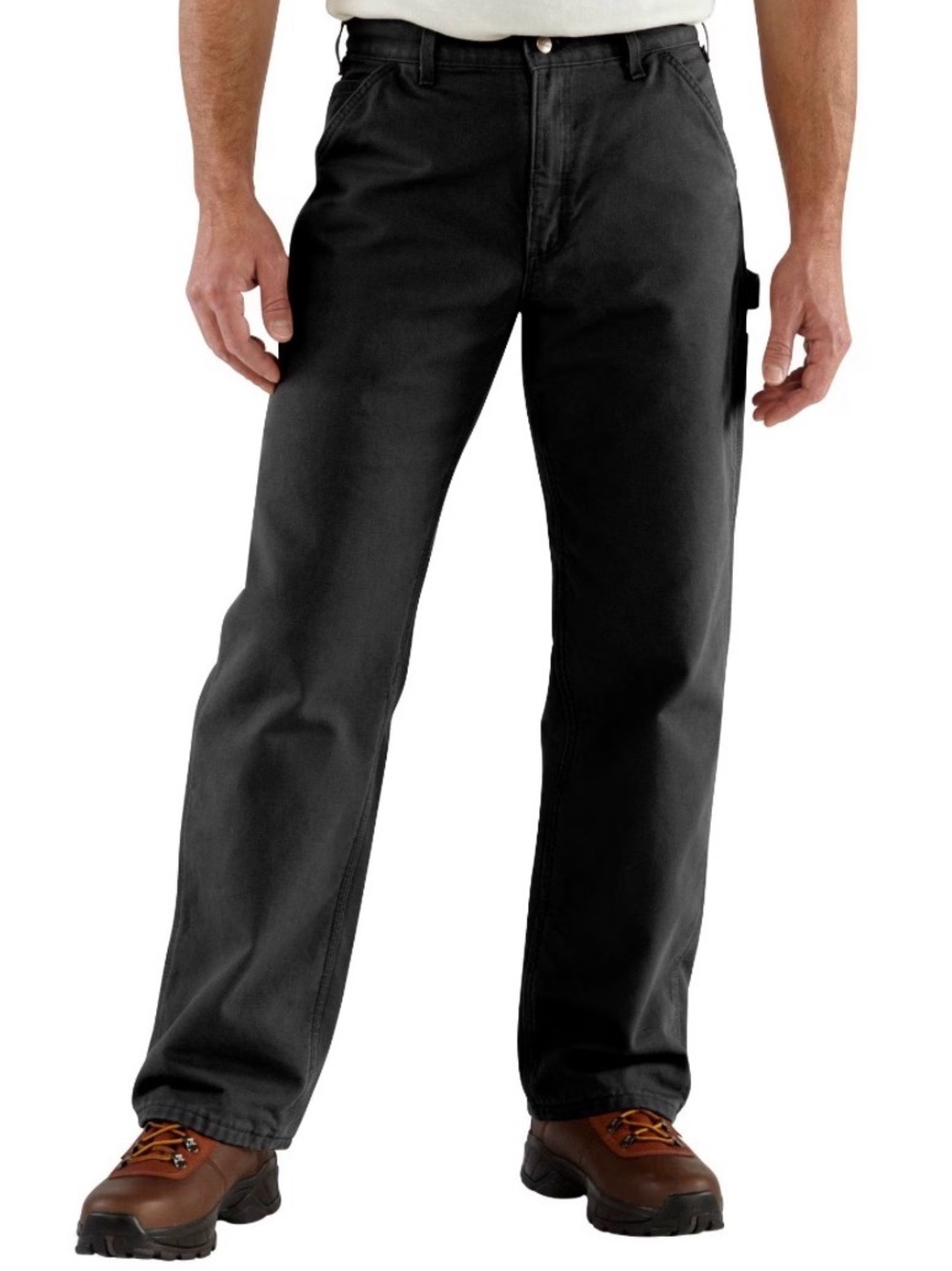 Carhartt Men's Loose Straight Washed Duck Lined Work Pants 40x30
